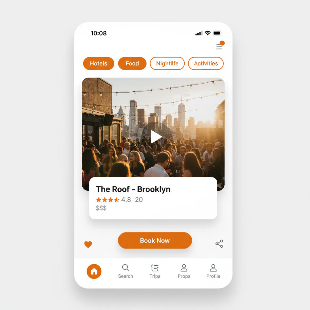 VibeScout discovery feed